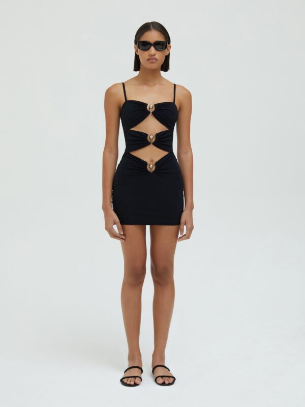 PIERCED ORBIT MINI DRESS