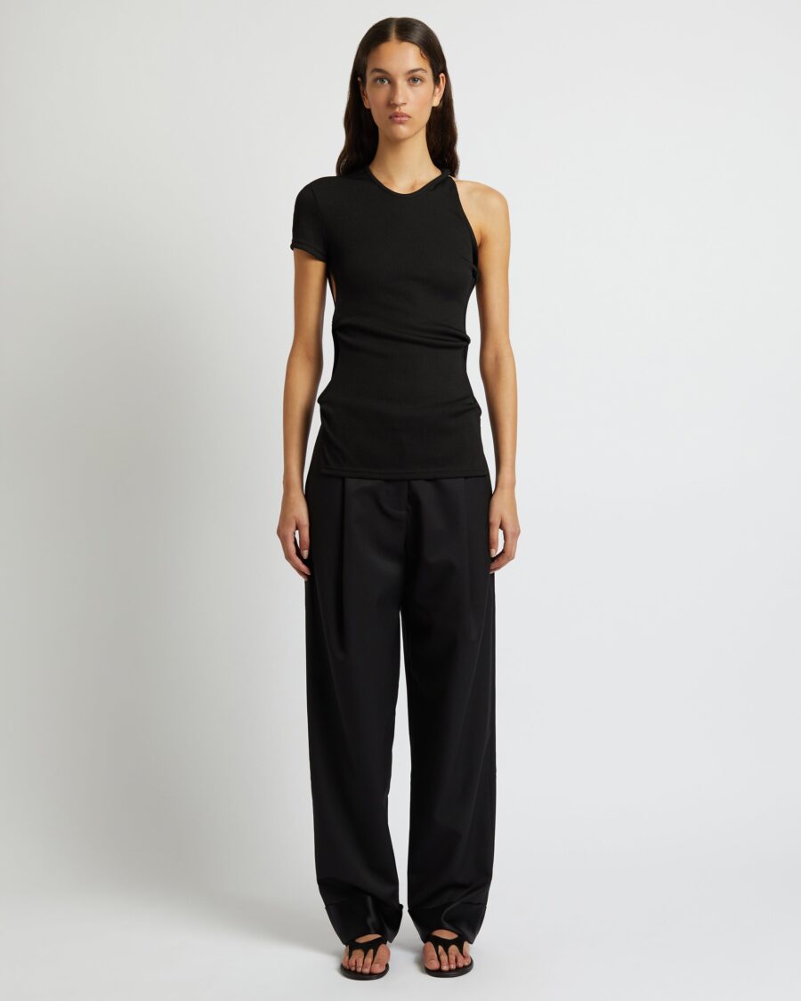 OPEN TWIST SIDE TEE