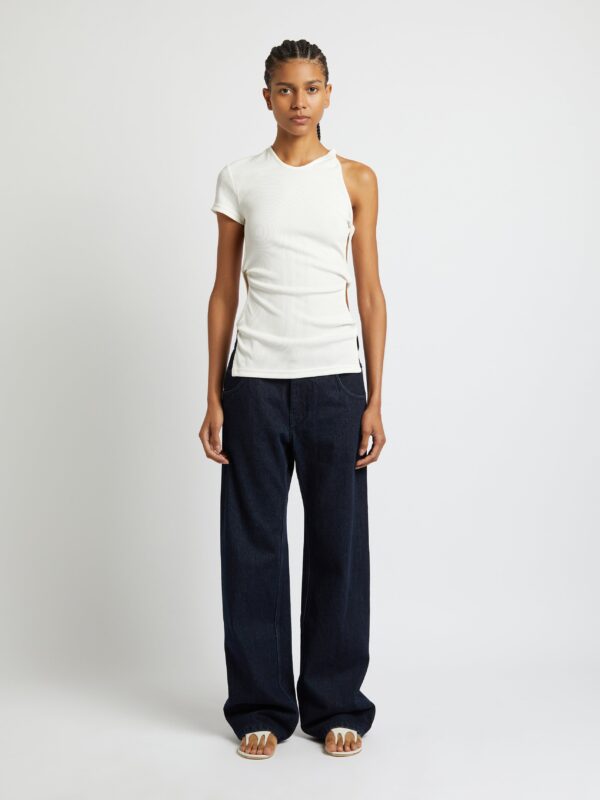 OPEN TWIST SIDE TEE