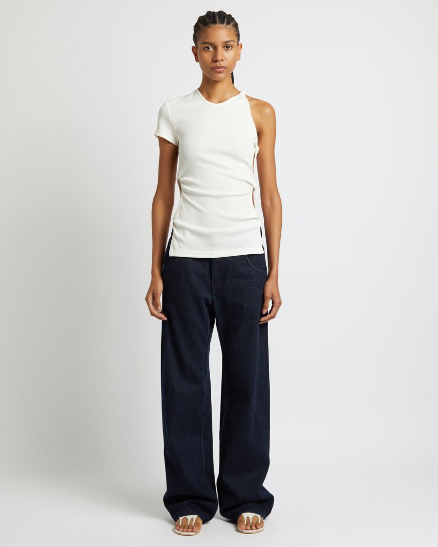 OPEN TWIST SIDE TEE