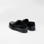 BRUSHED LEATHER LOAFERS