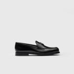 BRUSHED LEATHER LOAFERS