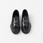 BRUSHED LEATHER LOAFERS
