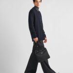 RE-NYLON AND SAFFIANO SHOULDER BAG