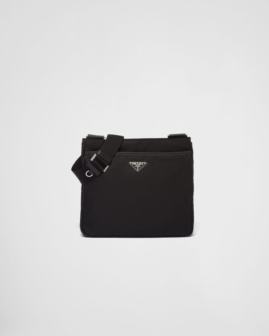 RE-NYLON AND SAFFIANO SHOULDER BAG