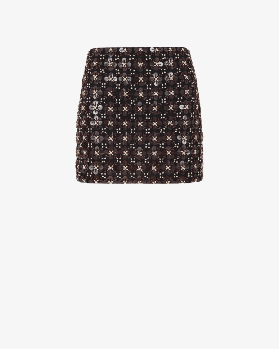FULL SEQUINS MINI SKIRT