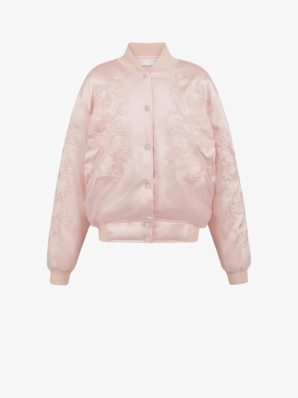 BOMBER WITH SATIN