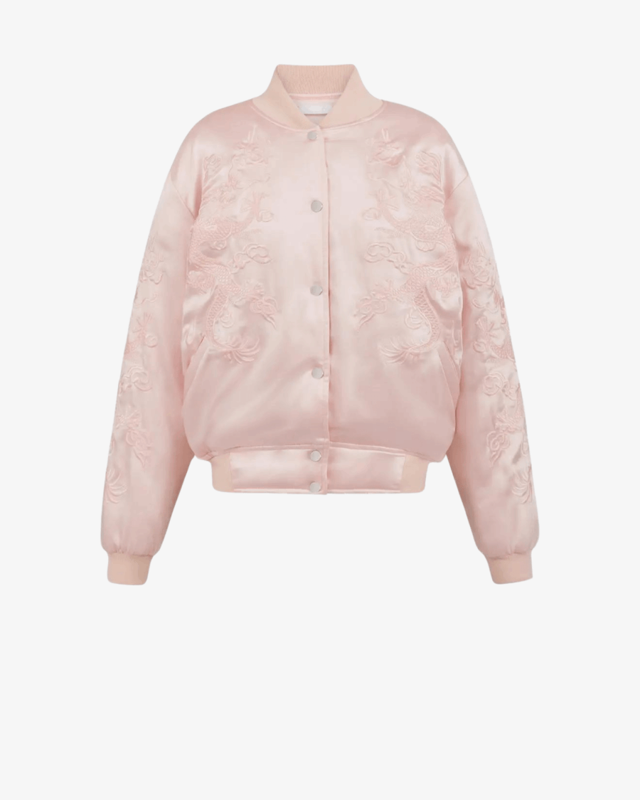 BOMBER WITH SATIN
