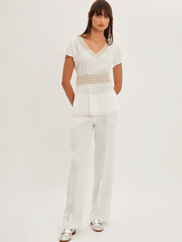 BLOUSE WITH LACE