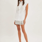 SEQUINS EMBROIDERED SHIRT