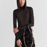 SHEER JERSEY BODYSUIT