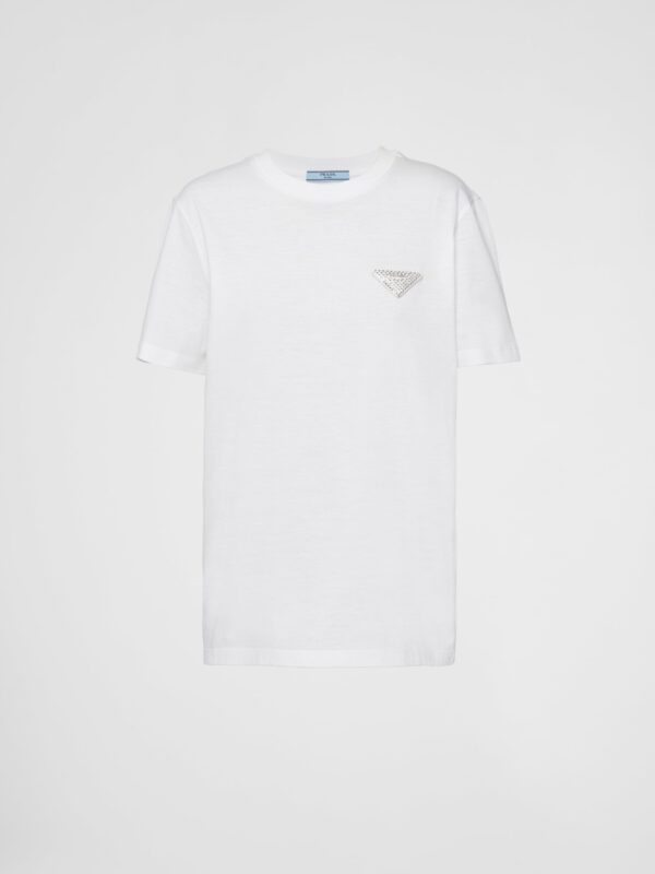 EMROIDERED JERSEY TEE