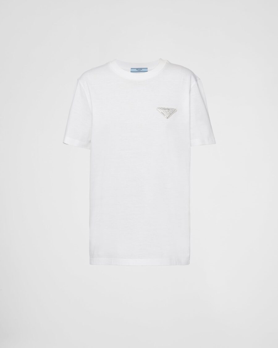 EMROIDERED JERSEY TEE