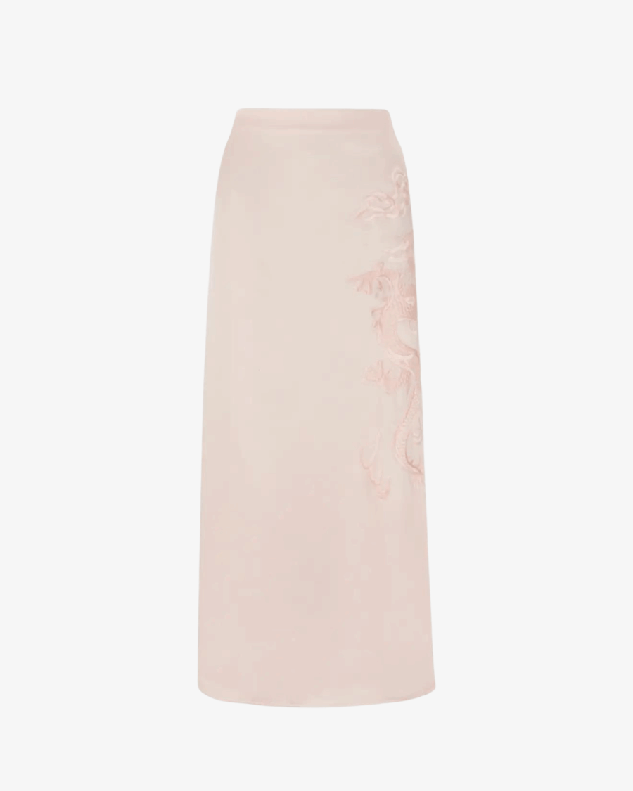 SKIRT WITH DRAGON