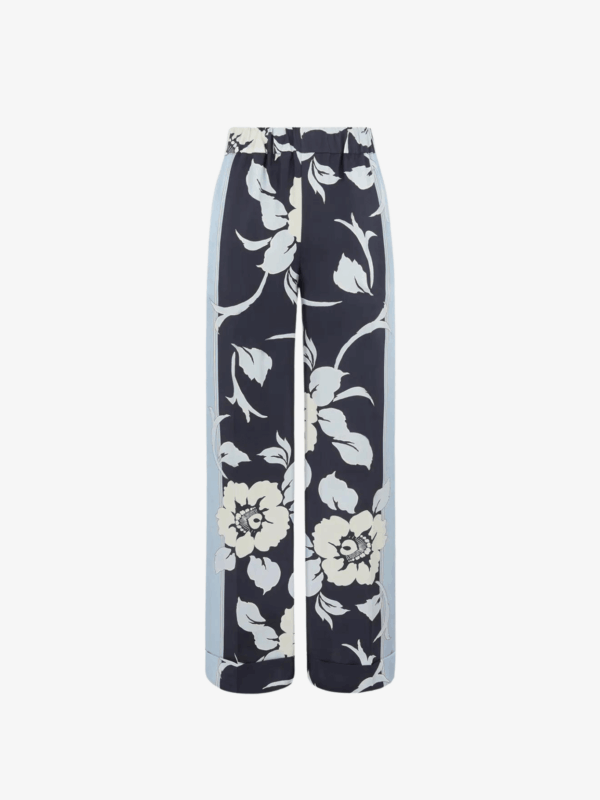 FLOWERS PRINT TROUSERS