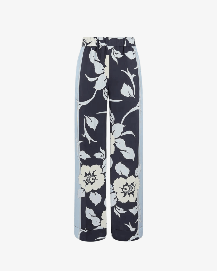FLOWERS PRINT TROUSERS