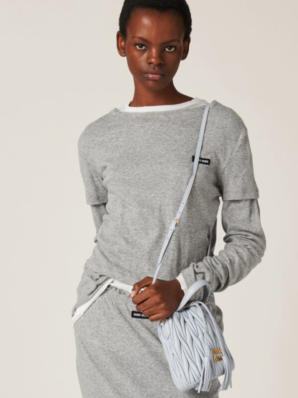 MATELASSÉ NAPPA LEATHER BUCKET BAG