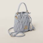 MATELASSÉ NAPPA LEATHER BUCKET BAG