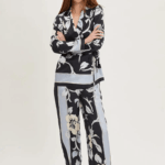 FLOWERS PRINT TROUSERS