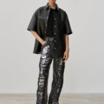 KAREN SEQUIN SHREDDED JEANS