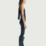 CAPE CUTOUT JUMPSUIT