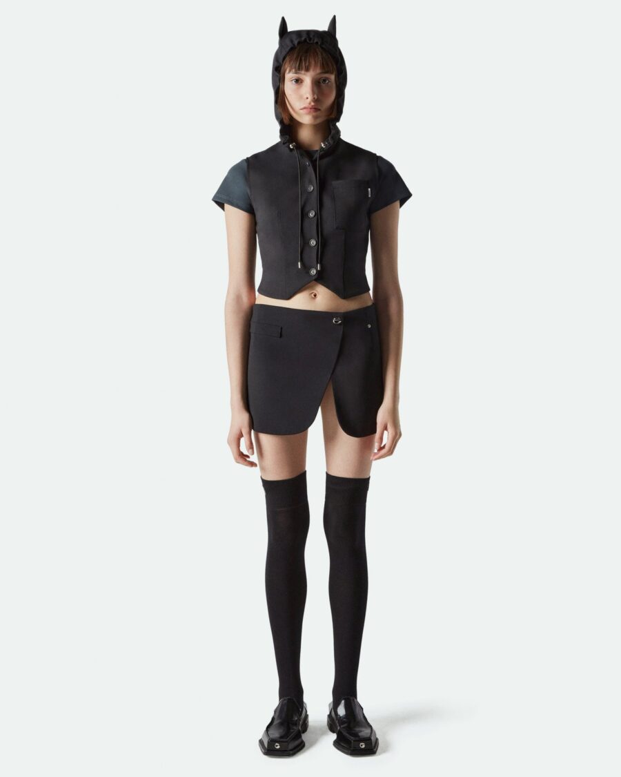 TAILORED MINI SKIRT