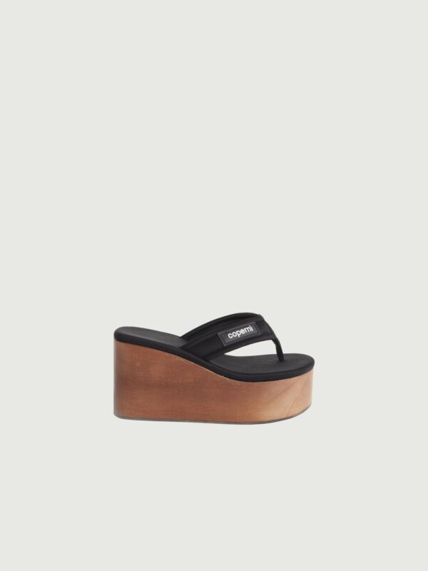 WOODEN WEDGE SANDAL