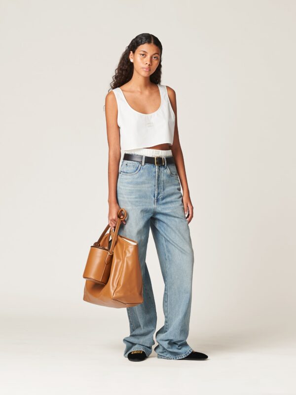 DENIM WIDE JEANS
