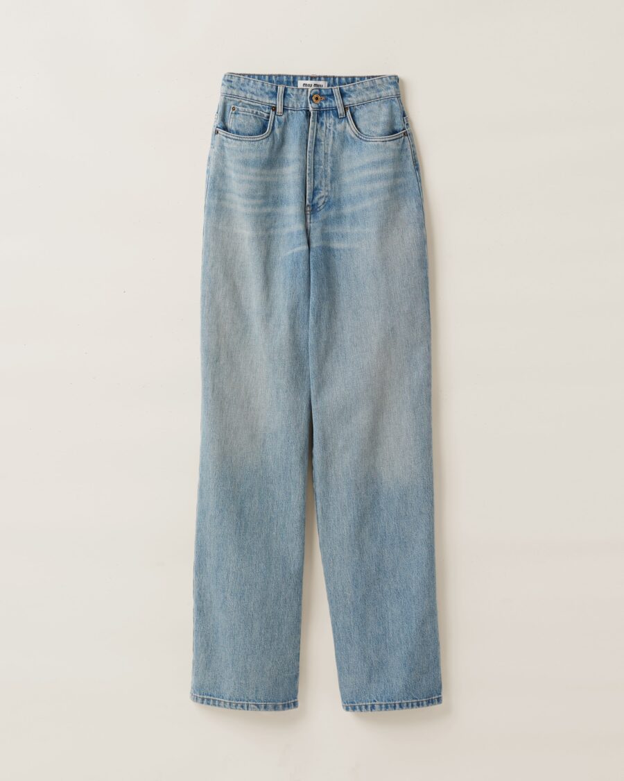 DENIM WIDE JEANS