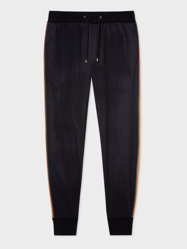 SINGATURE STRIPE WOOL JOGGING