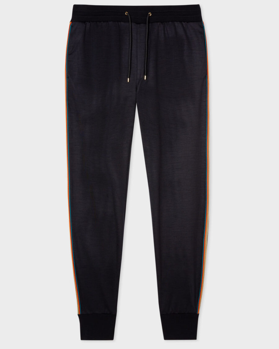 SINGATURE STRIPE WOOL JOGGING