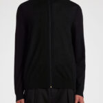 MERINO WOOL ZIPPED CARDIGAN
