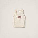 RIBBED JERSEY TANK TOP