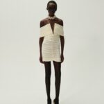 WIRED V NECK RUCHED MINI DRESS