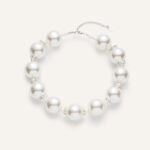 PEARLS AND CRYSTALS COLLAR NECKLACE
