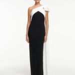 ASYMMETRIC CADY GOWN