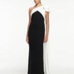 ASYMMETRIC CADY GOWN
