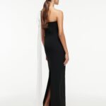 ASYMMETRIC CADY GOWN
