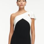 ASYMMETRIC CADY GOWN