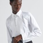 SMOKING COTTON STRETCH SHIRT