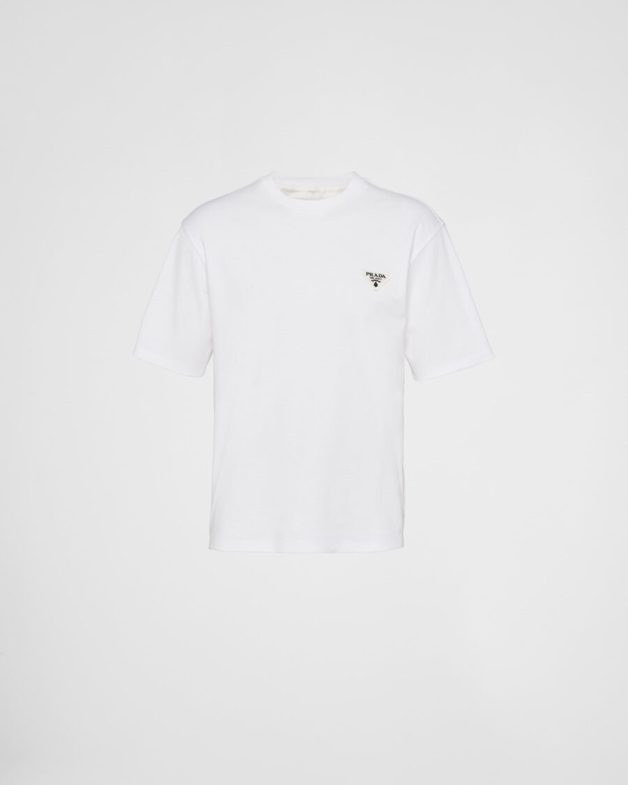 COTTON TEE WITH LOGO