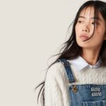 DENIM BIB MINI DRESS