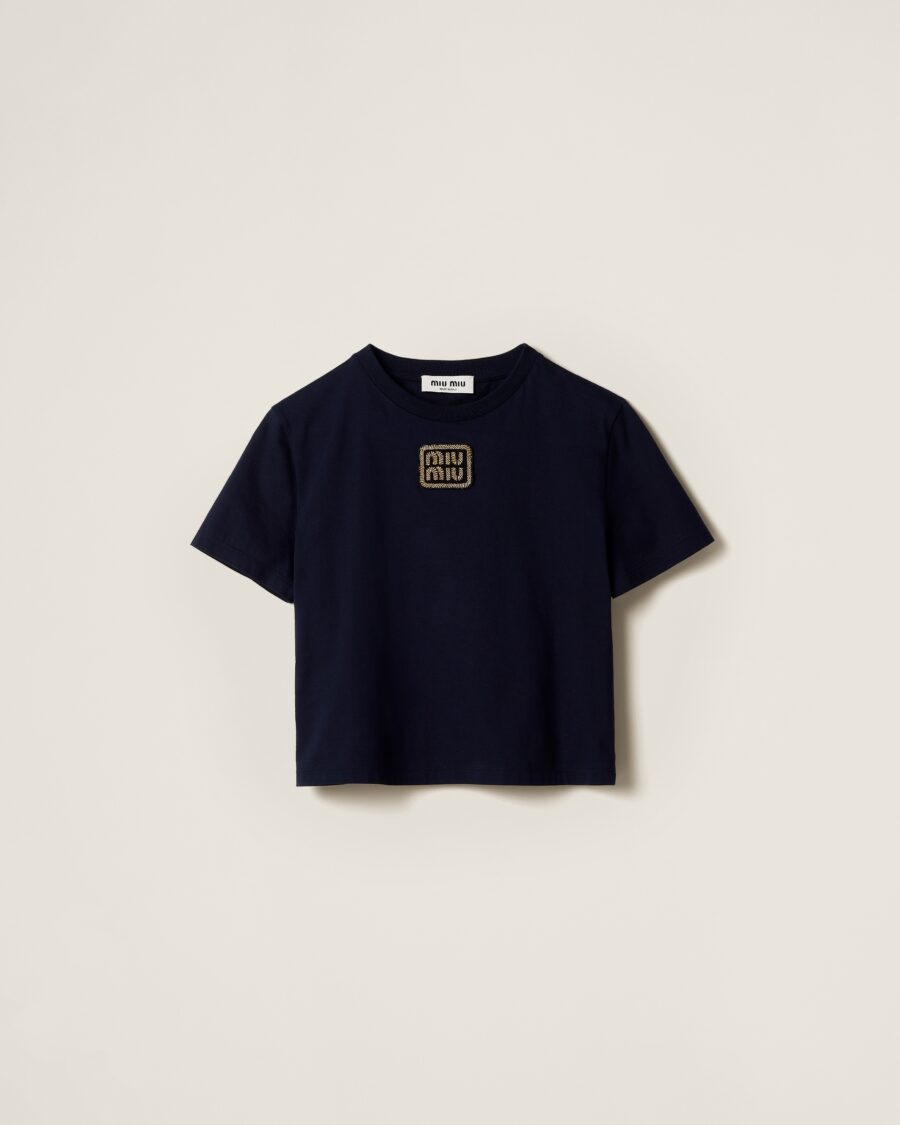 COTTON LOGO TEE