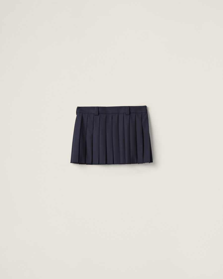 PLEATED MINI SKIRT