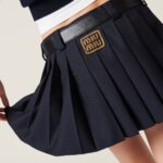 PLEATED MINI SKIRT