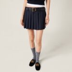 PLEATED MINI SKIRT