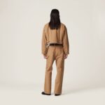 GARMENT DYED GABARDINE PANTS