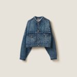 DENIM BLOUSON JACKET