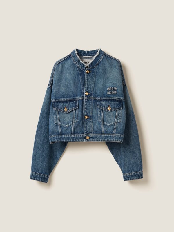 DENIM BLOUSON JACKET