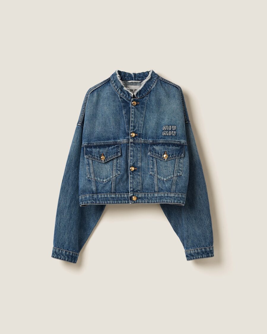 DENIM BLOUSON JACKET